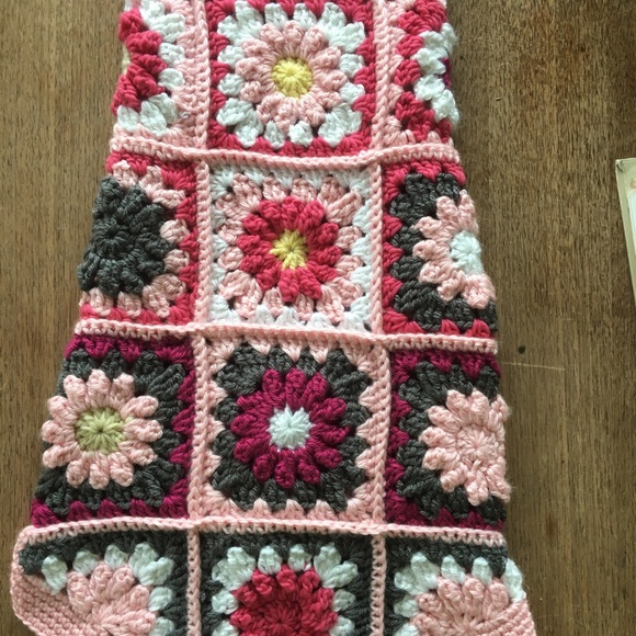 Colorful Crochet Dog Sweater - Picture 5 of 6